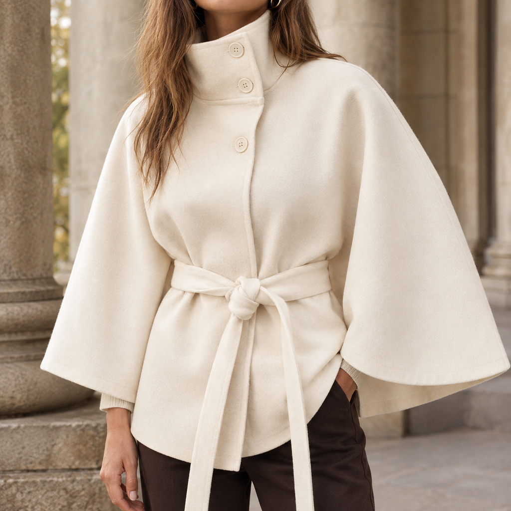 Apolline Belted Cape