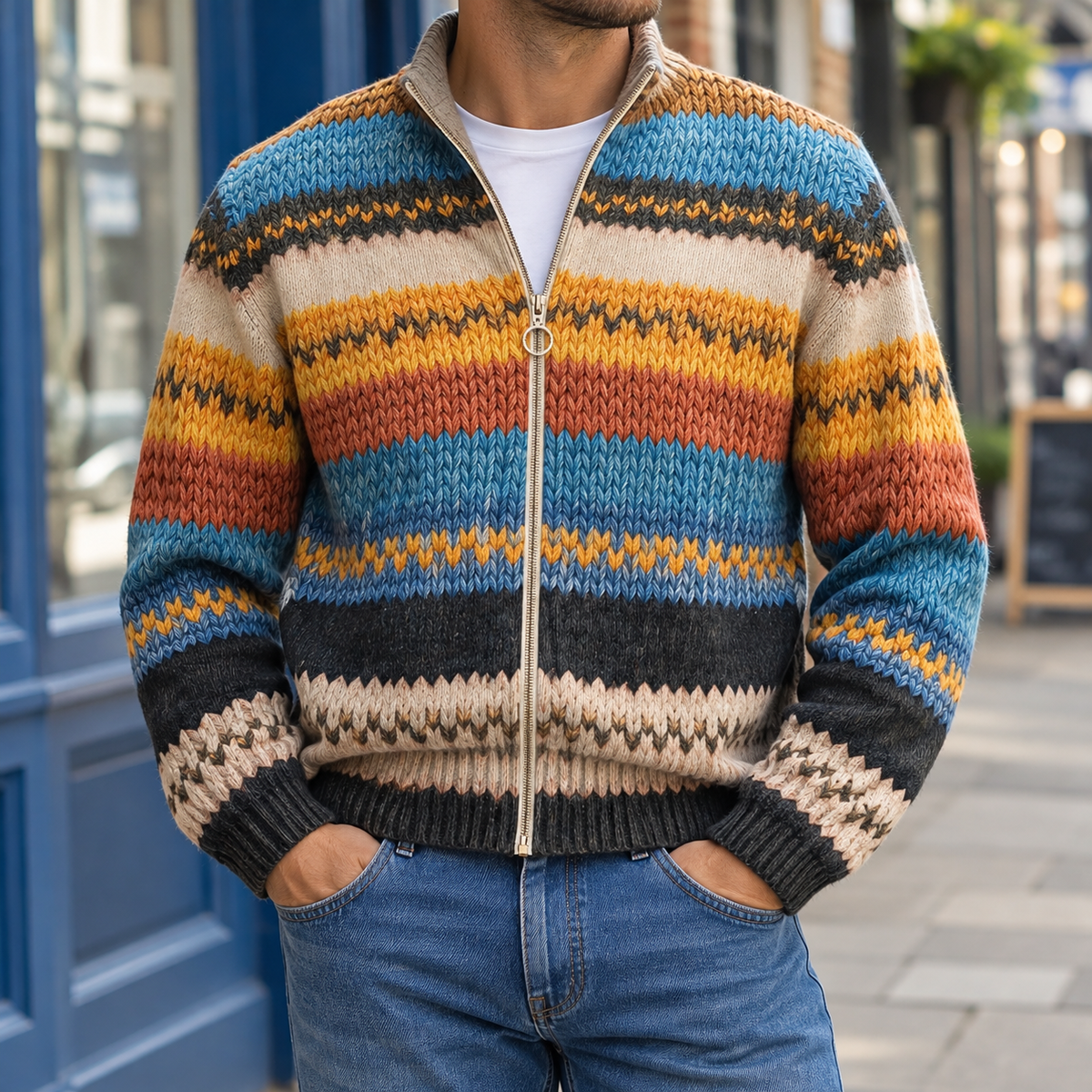 Gustav Striped Sweater