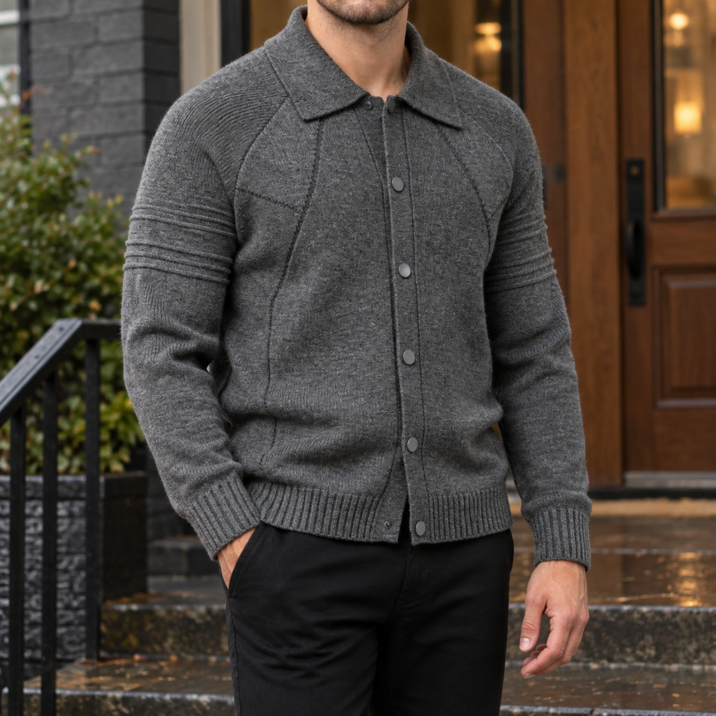 Anthony Ribbed Cardigan