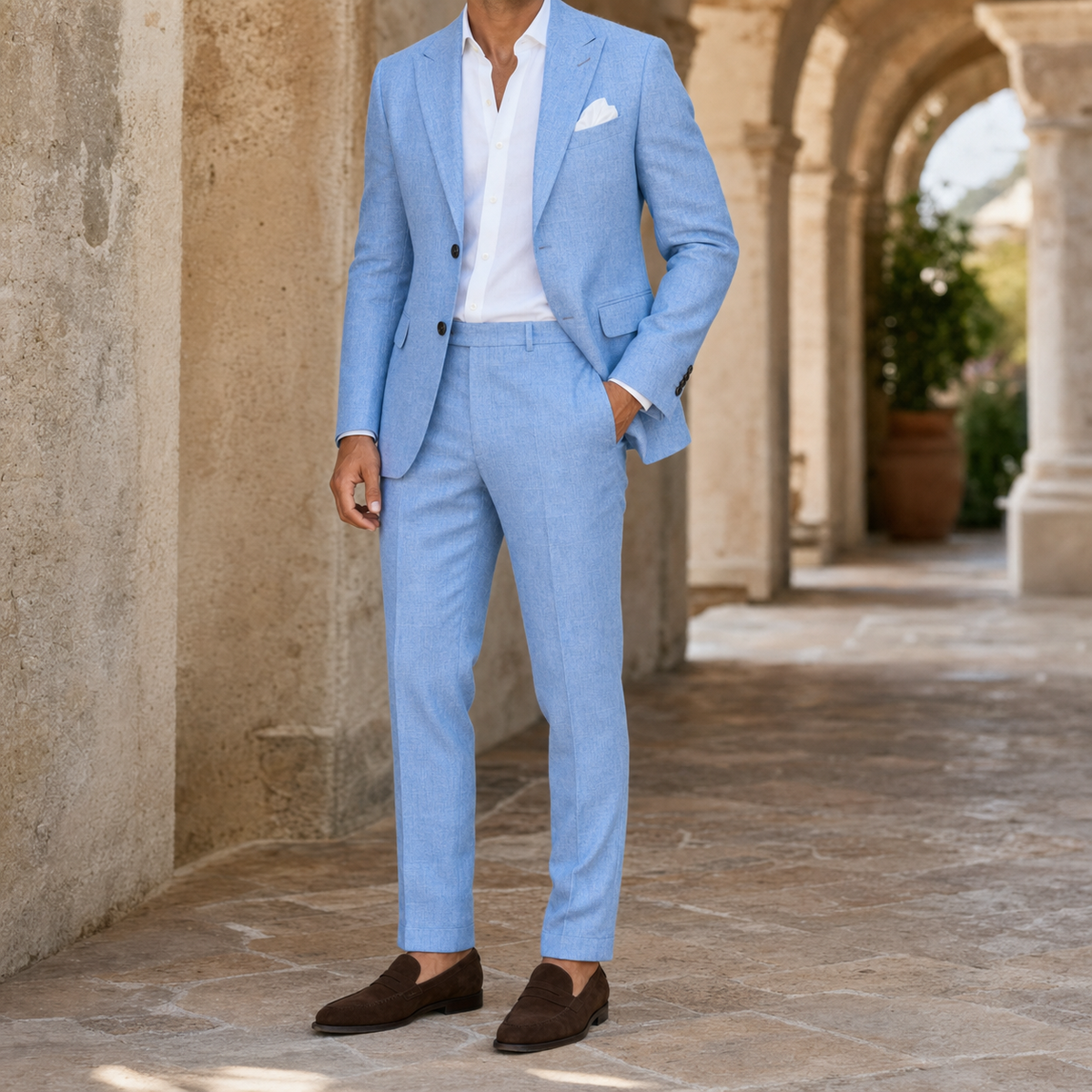 Caleb Linen Suit