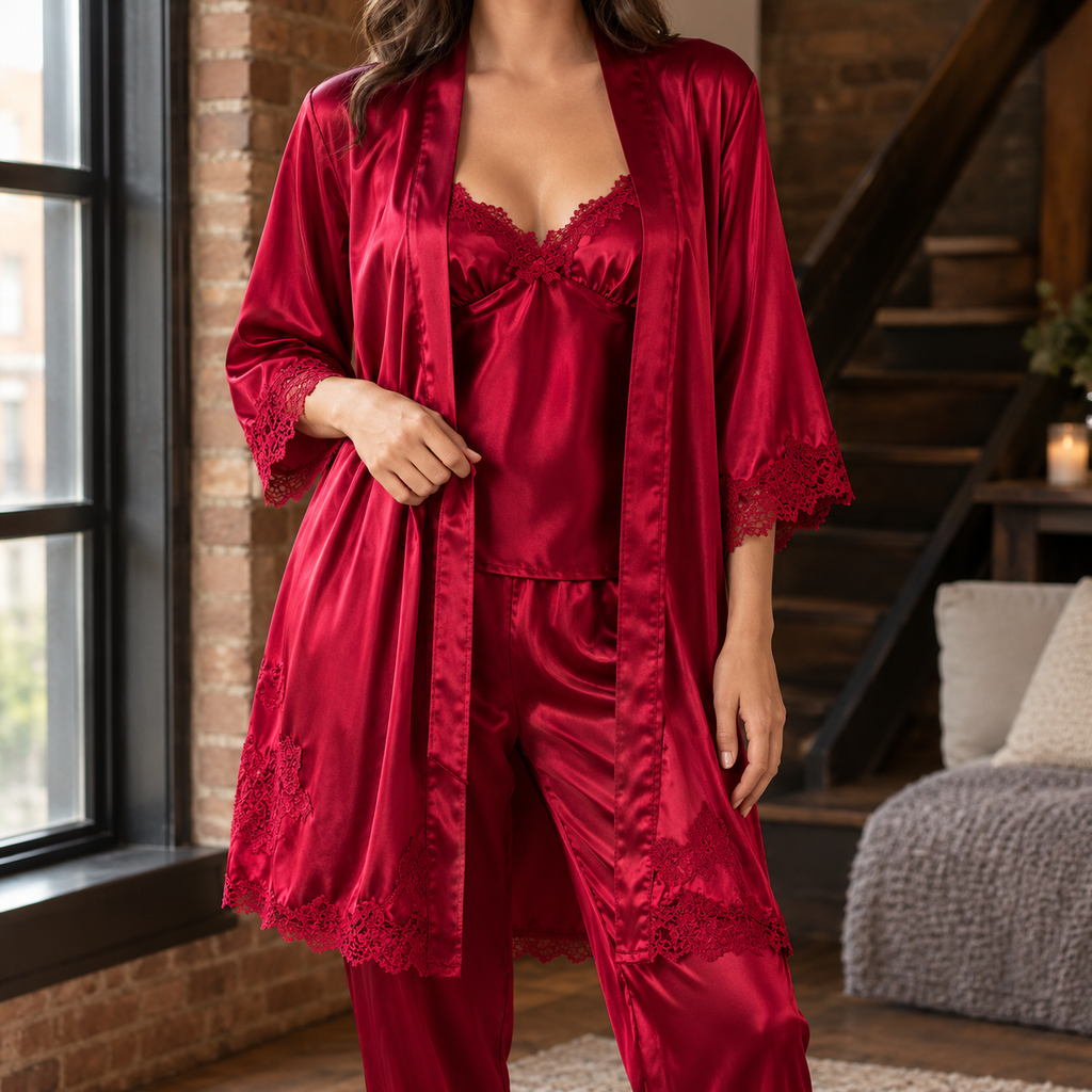 Adele-Eve Lace Nightwear Set