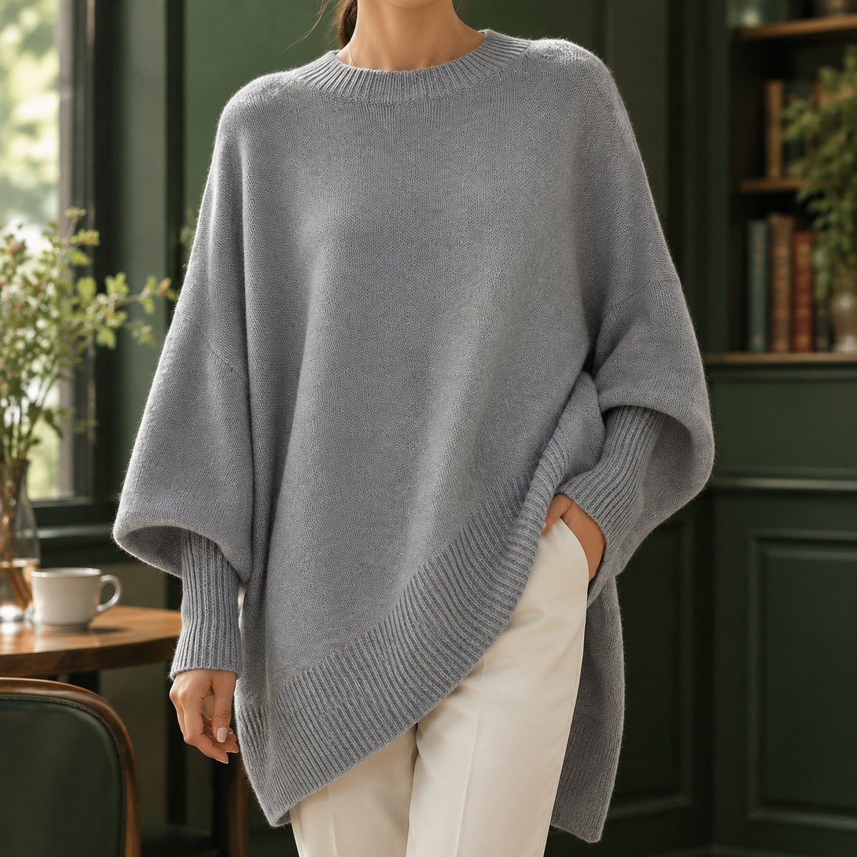 Audrina Crew Neck Sweater
