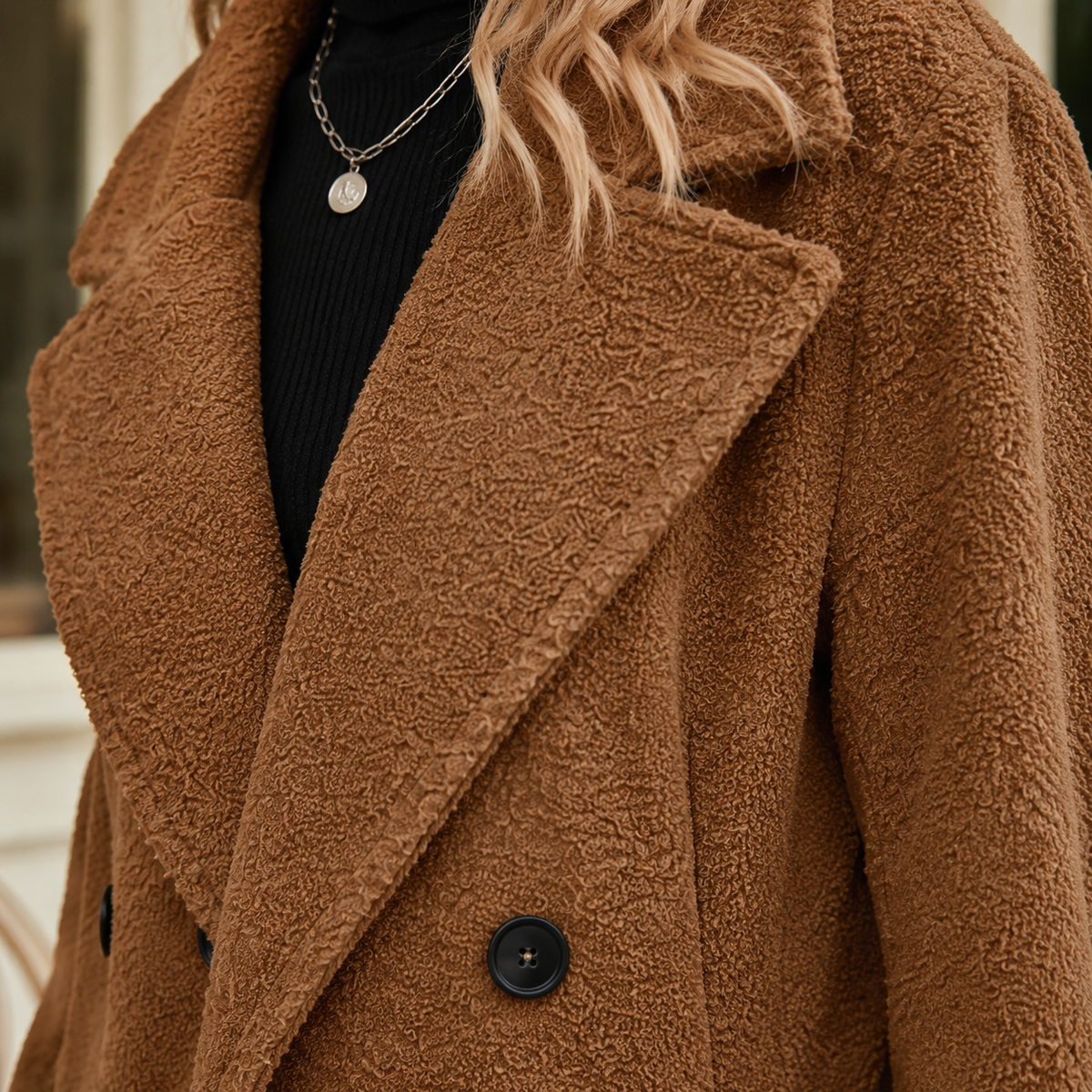 Anouk-Belle Wool Blend Coat