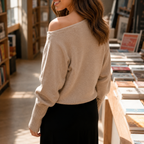 Fleur Off Shoulder Sweater