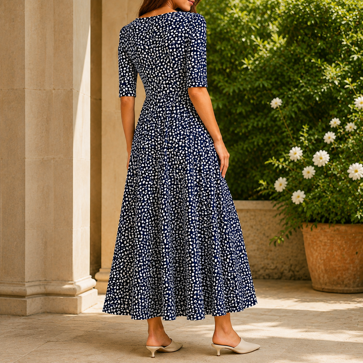 Adeline Printed Maxi Dress