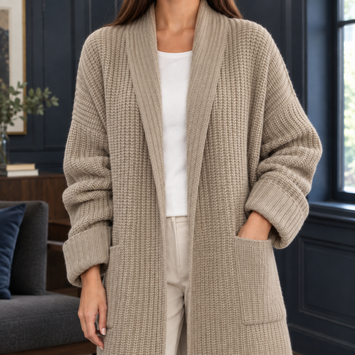 Blair-Elise Ribbed Cardigan