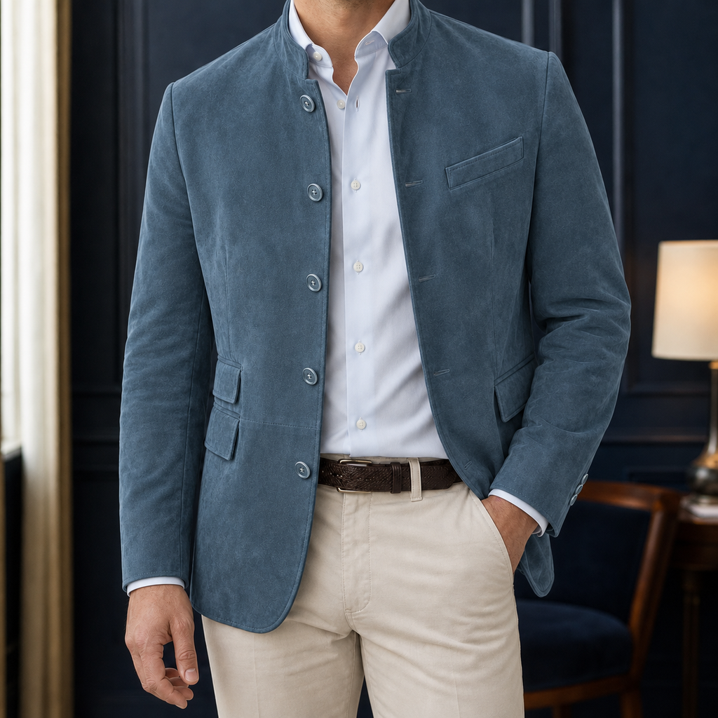 Carter-Tate Stand Collar Blazer