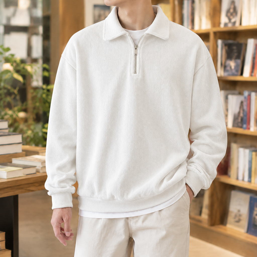 Clovis Quarter Zip Sweater