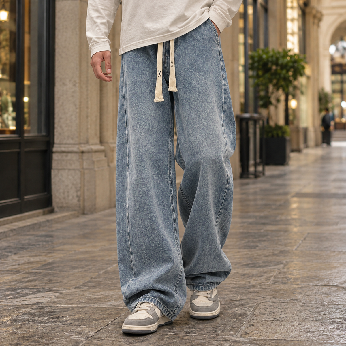 Marcus-Hayes Wide Leg Jeans