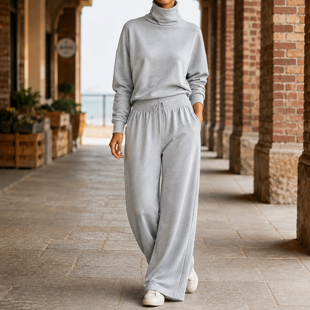 Estella-Faye High Neck Set