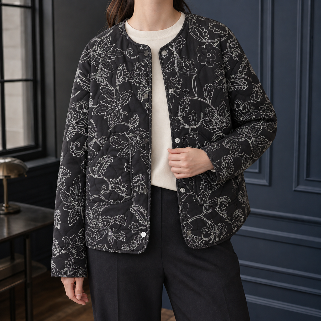Ameline-Pearl Quilted Jacket