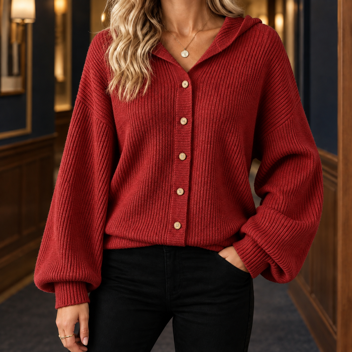 Aiglon-Skye Hooded Cardigan