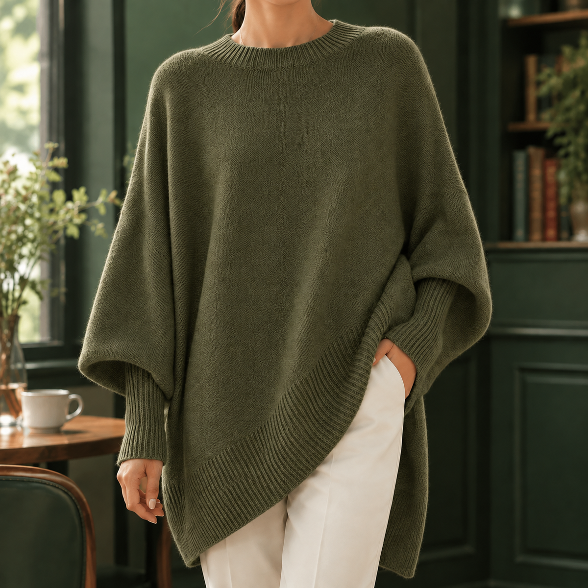 Audrina Crew Neck Sweater