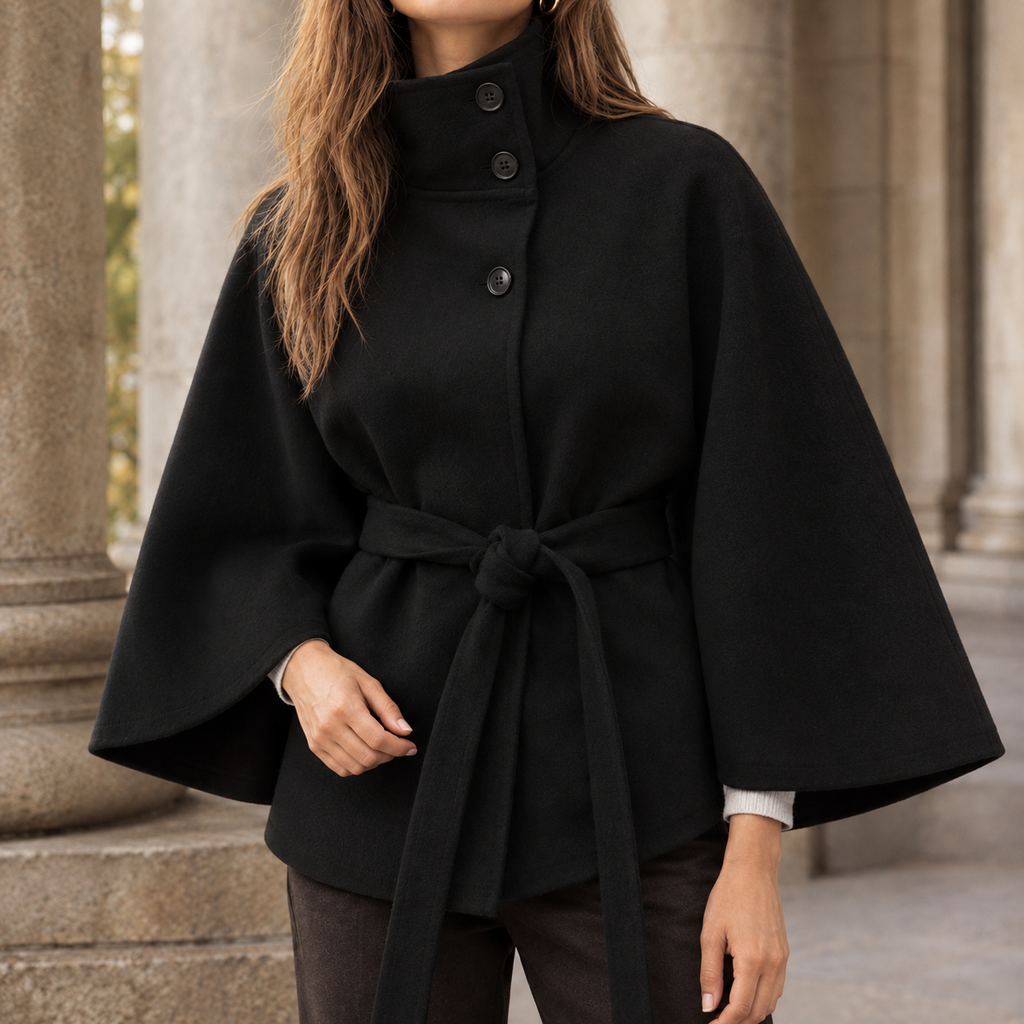 Apolline Belted Cape