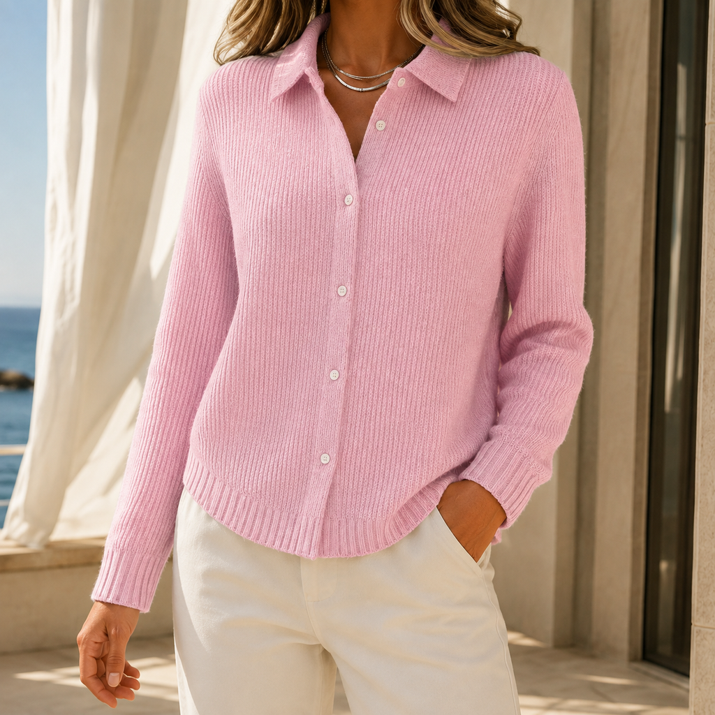 Anais Collared Cardigan