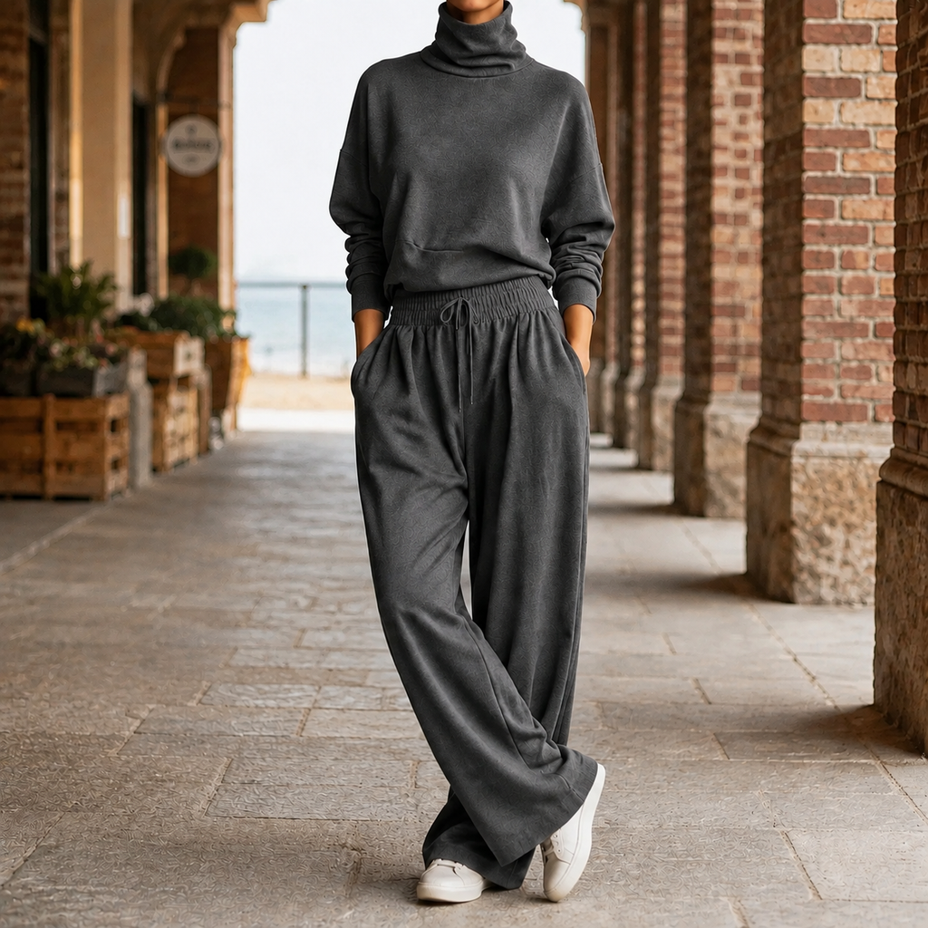 Estella-Faye High Neck Set