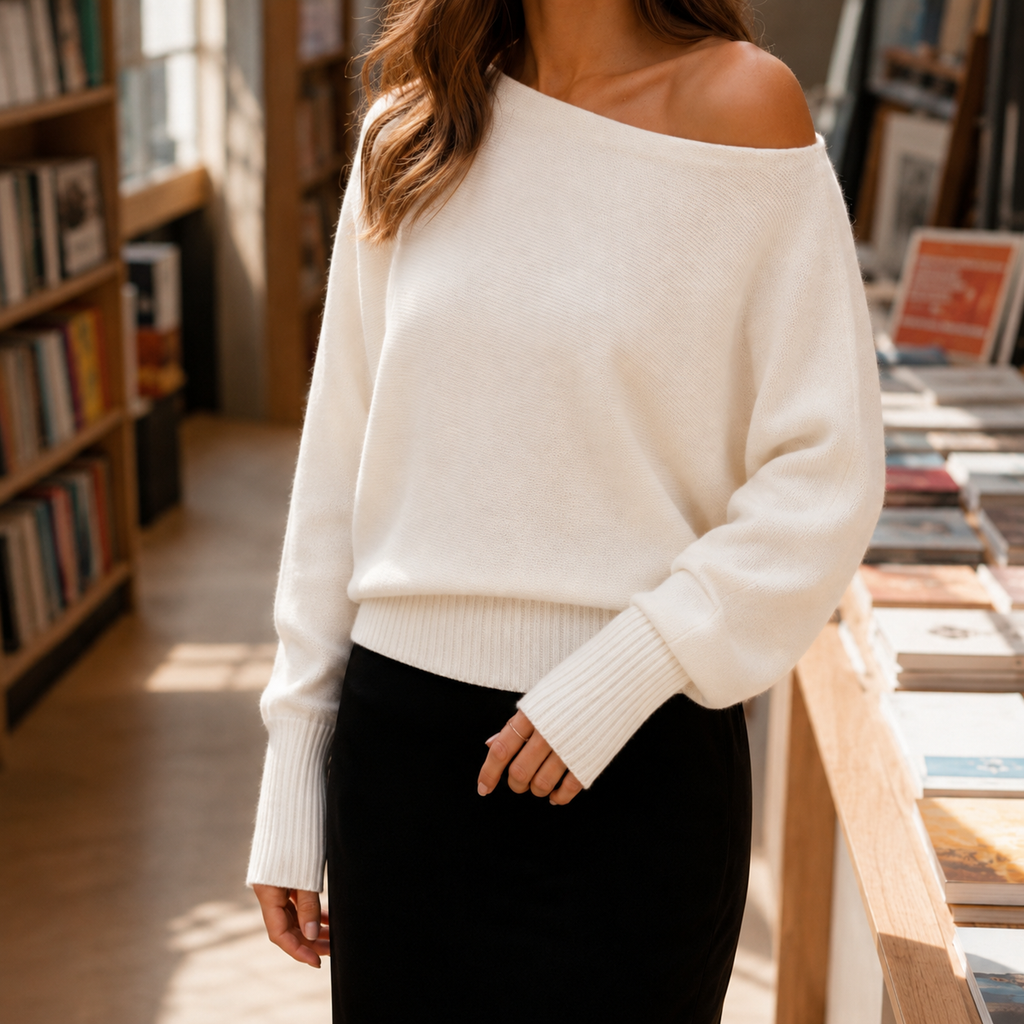 Fleur Off Shoulder Sweater