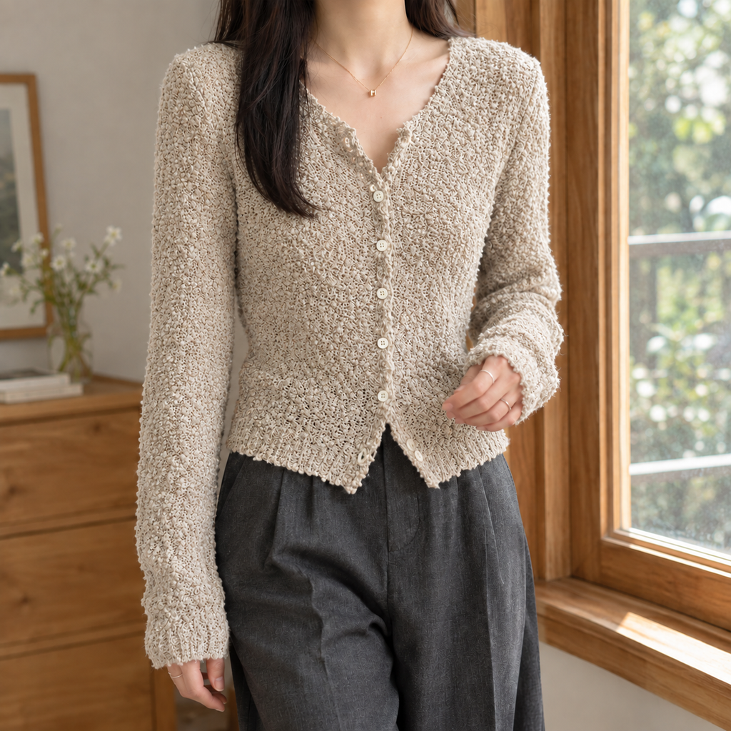 Allegra Textured Cardigan