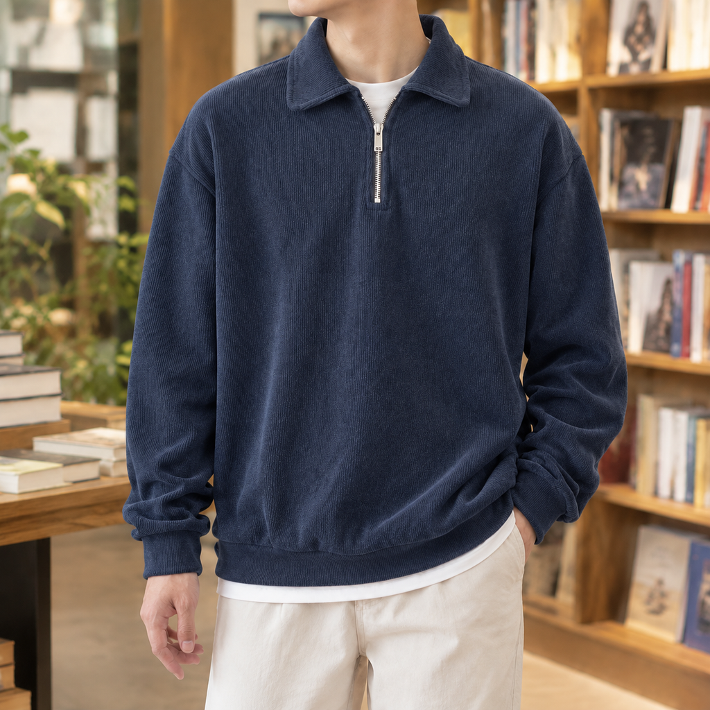 Clovis Quarter Zip Sweater