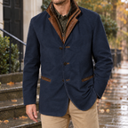 Adrian-James Layered Collar Jacket