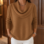 Cassia-Mae Draped Collar Sweater