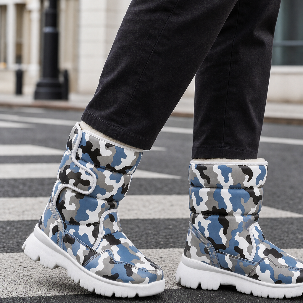 Anguissola Camouflage Snow Boots