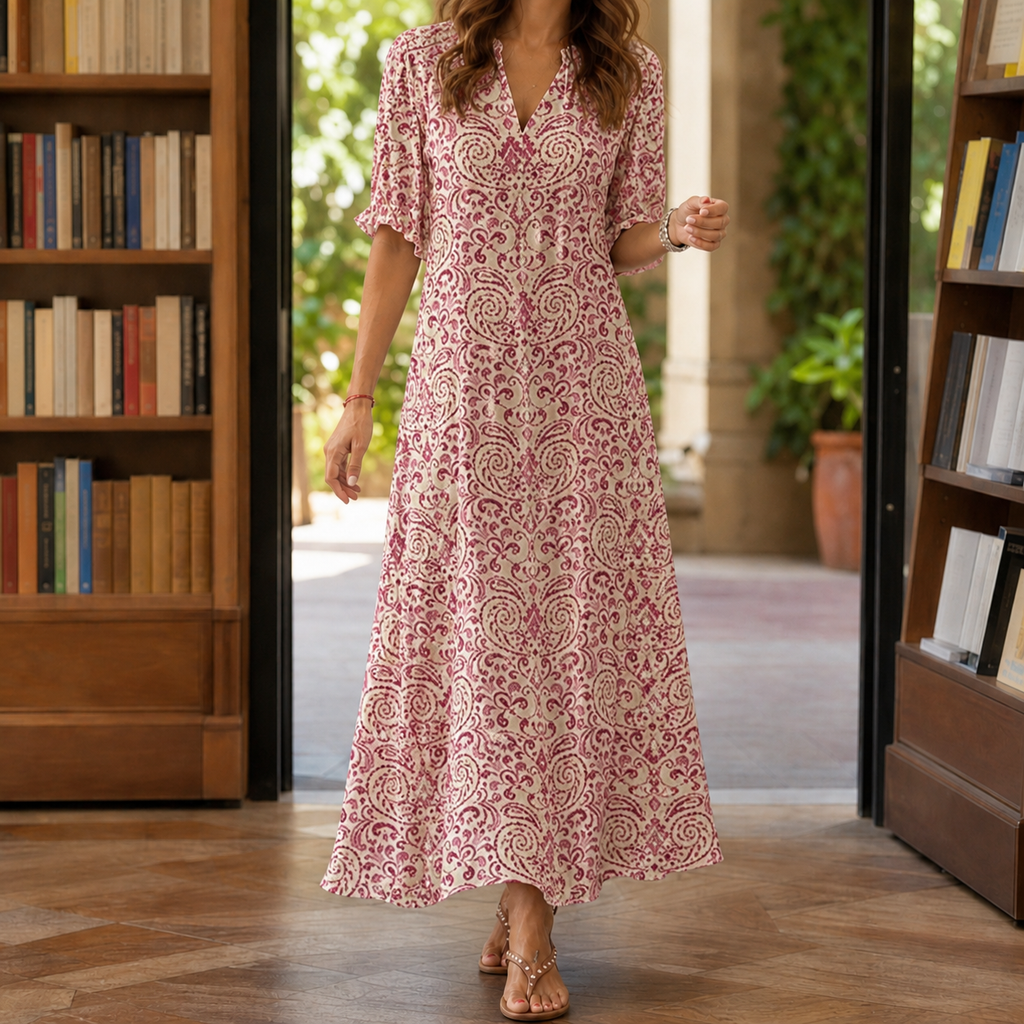 Darcy-Mae Printed Maxi Dress