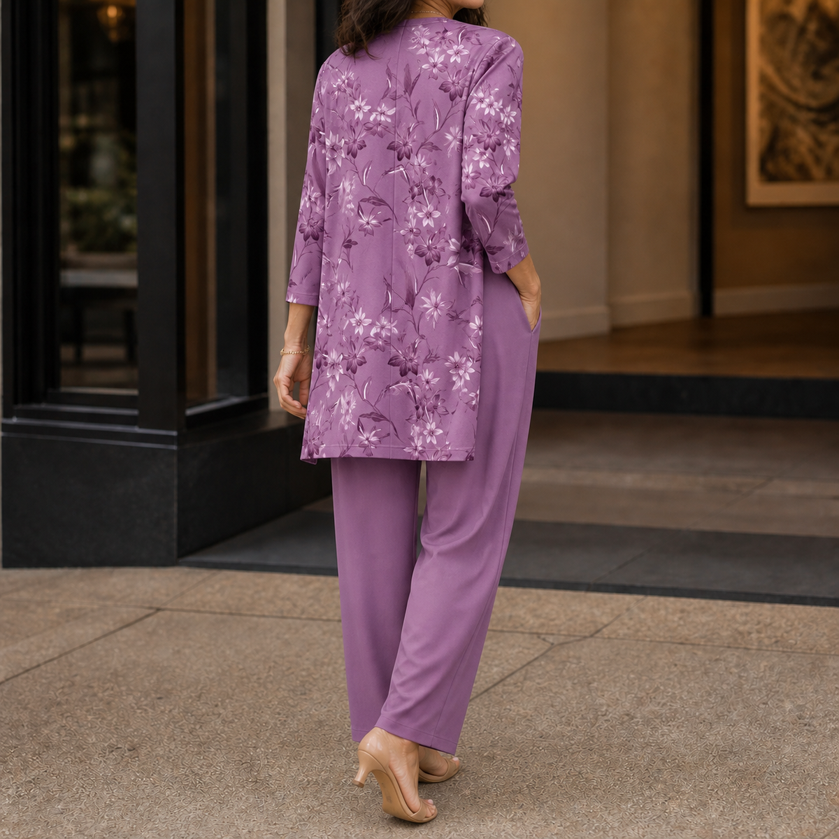 Ingrid-Belle Printed Three-Piece Set