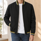 Arthur Striped Bomber Jacket
