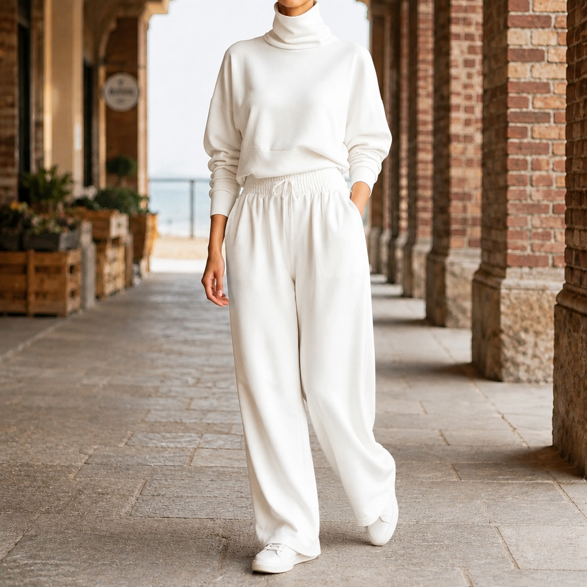 Estella-Faye High Neck Set