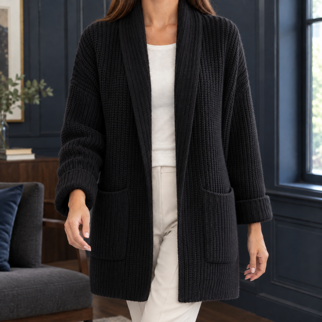 Blair-Elise Ribbed Cardigan