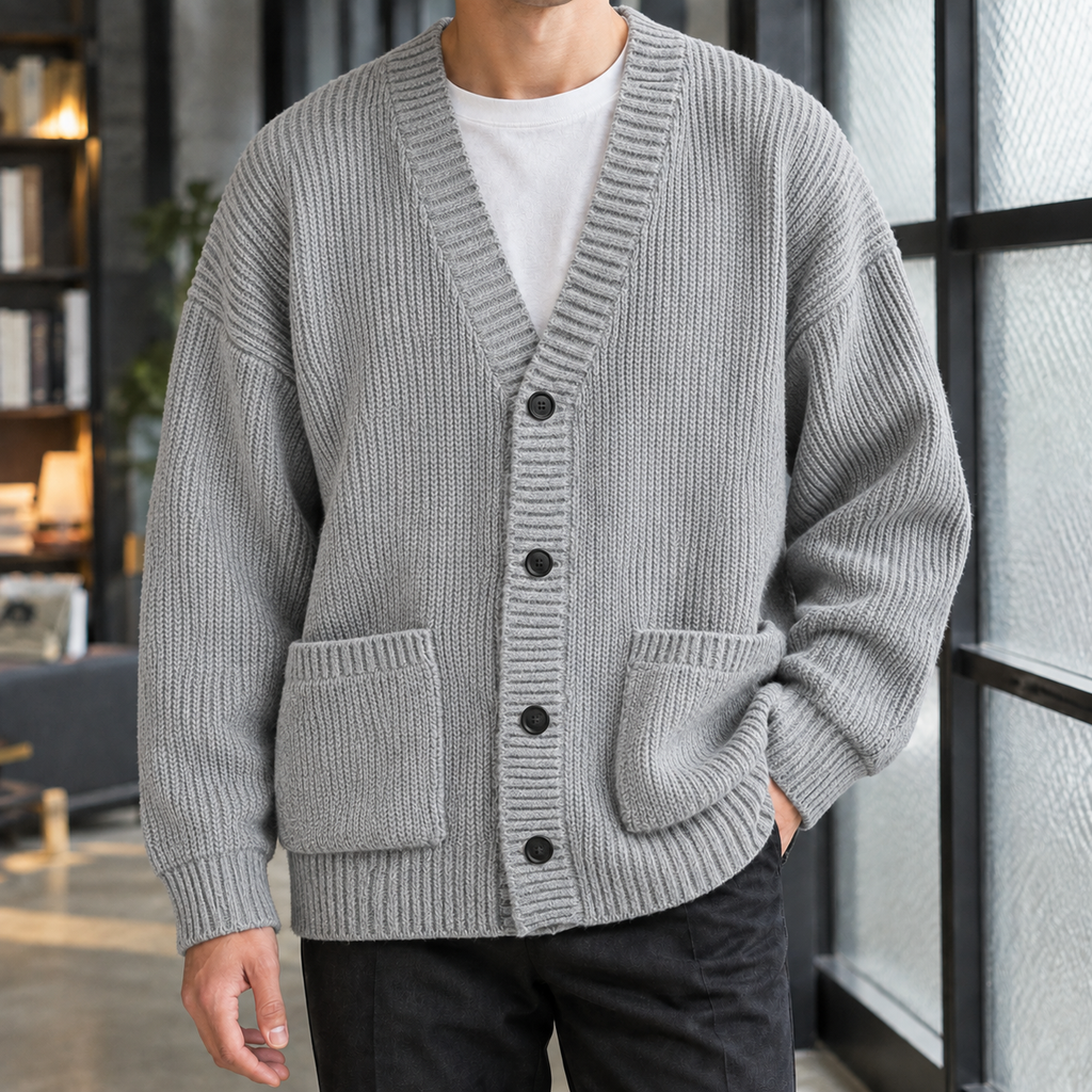 Waldemar Ribbed Cardigan