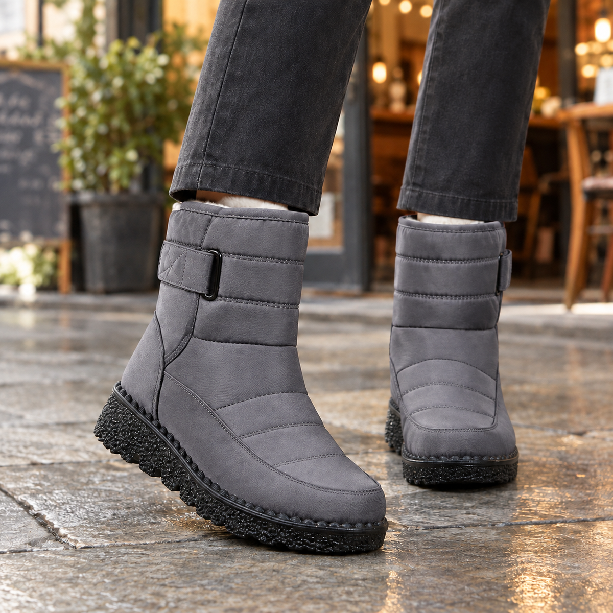 Abate Quilted Snow Boots