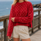 Pippa Heart Knit Sweater
