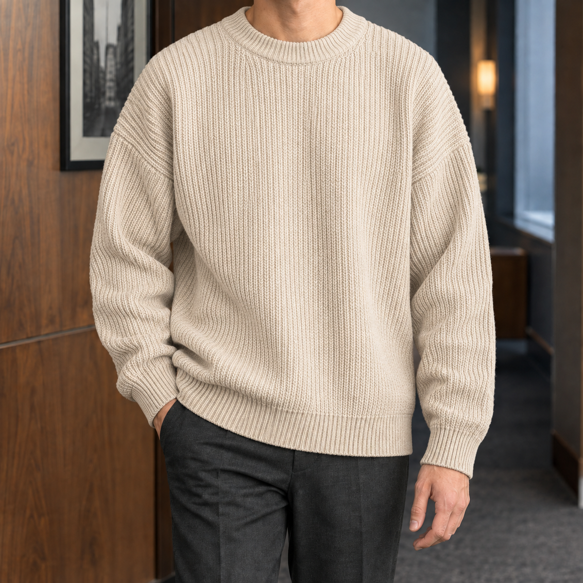 Dominic Ribbed Sweater