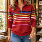 Adriana-Kate Quarter Zip Sweater