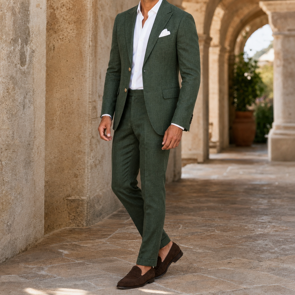 Caleb Linen Suit