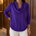 Cassia-Mae Draped Collar Sweater
