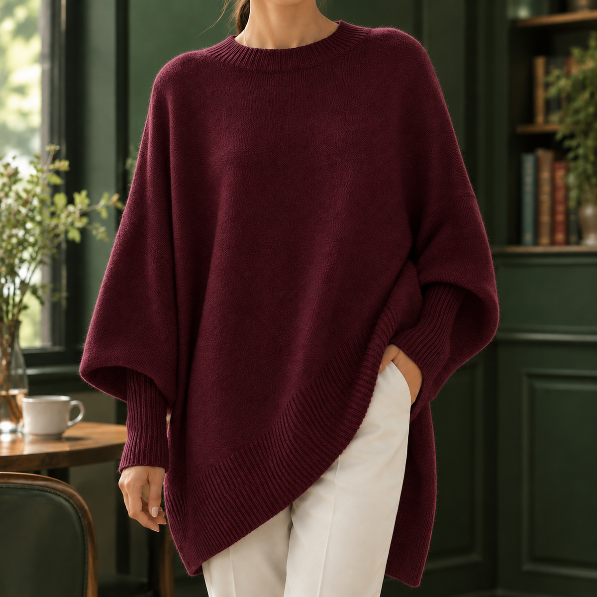 Audrina Crew Neck Sweater