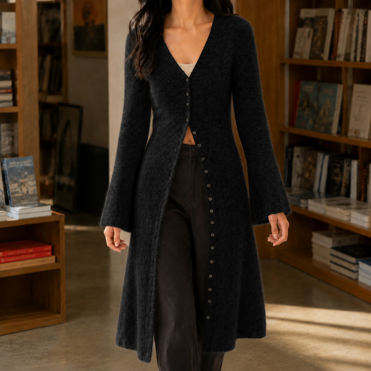 Alba-Faye V Neck Sweater