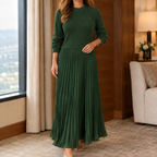 Alvina Pleated Maxi Dress