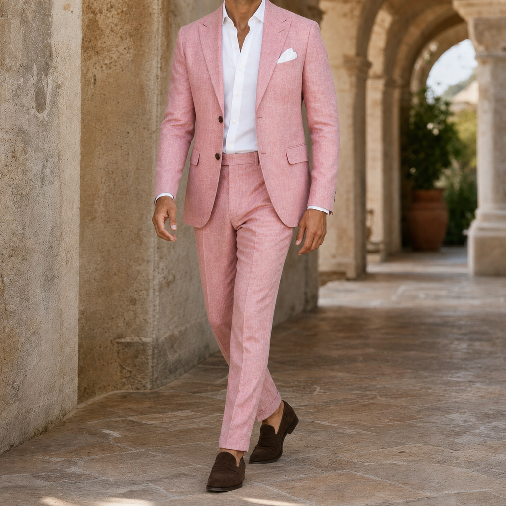 Caleb Linen Suit