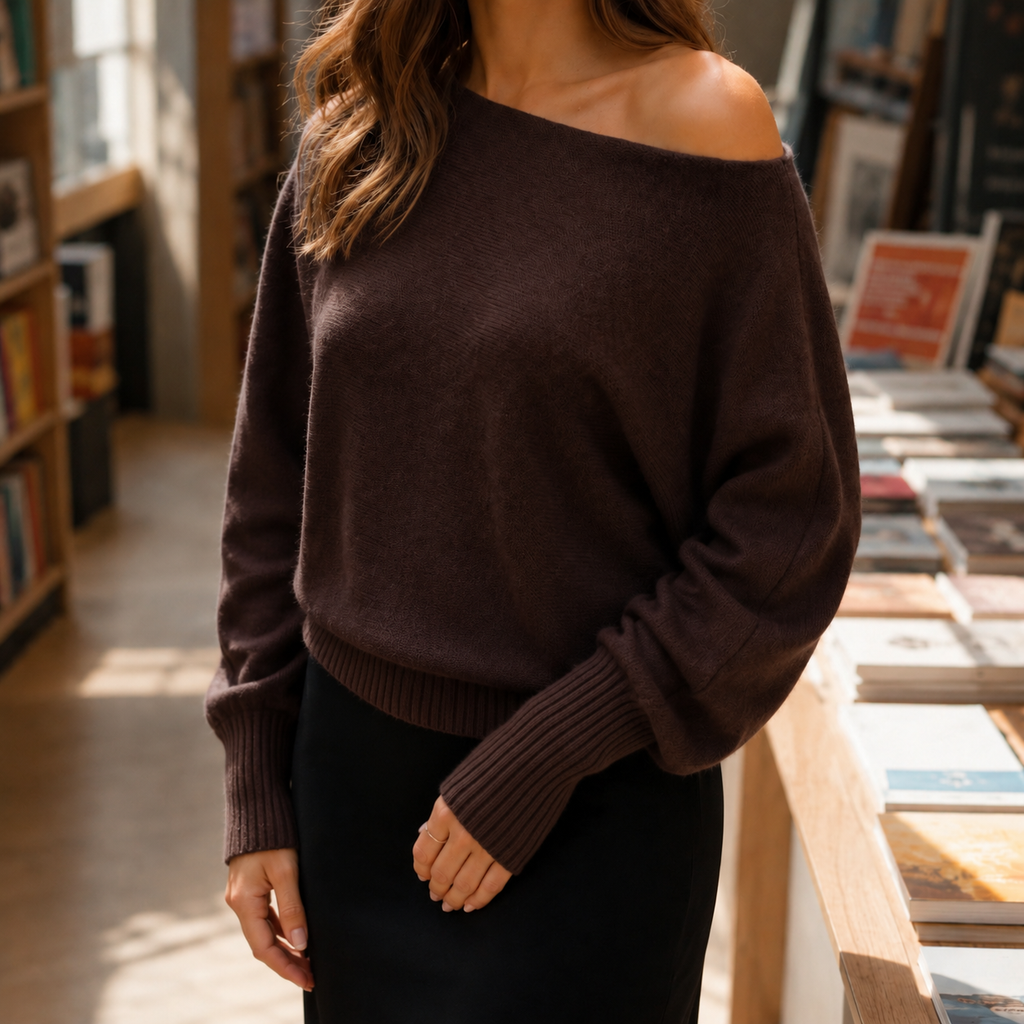 Fleur Off Shoulder Sweater