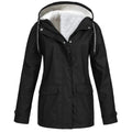 Layla | Women's Windbreaker Waterproof Windproof Fleece Lined Jacket with Hood