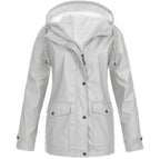 Layla | Women's Windbreaker Waterproof Windproof Fleece Lined Jacket with Hood
