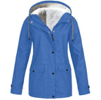 Layla | Women's Windbreaker Waterproof Windproof Fleece Lined Jacket with Hood