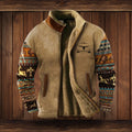 Jethro Western Sherpa-Collar Fleece Jacket - image 1