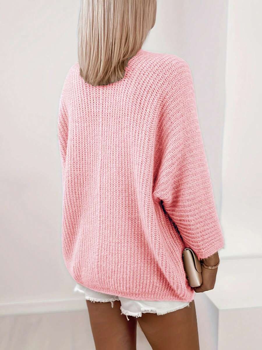 Open Front Batwing Cardigan