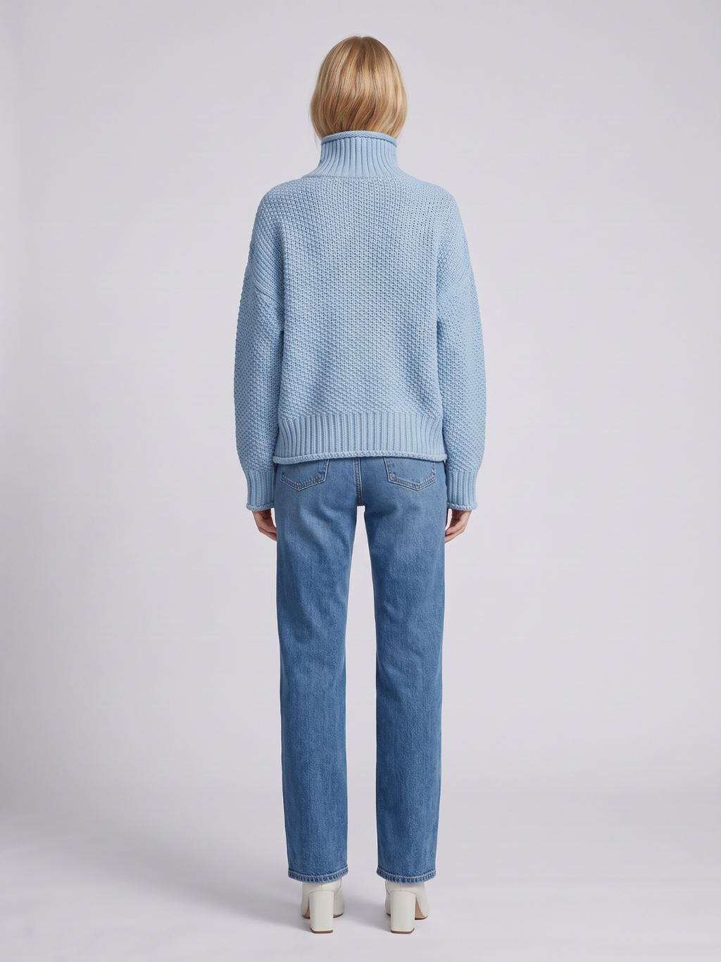 Oversized Chunky Turtleneck Sweater