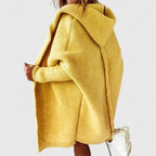 Oversized Hooded Longline Open Front Cardigan